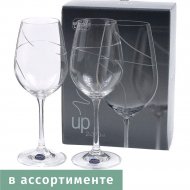 Набор бокалов для вина «Crystalex» Up, 40729/LB/BR071/350-2, 350 мл, 2 шт