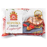 Полуфабрикат мясной «Корейка свиная» в маринаде, охлажденный, 1 кг, фасовка 0.44 кг