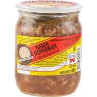 Конс.мясн«КАША ПЕРЛОВАЯ С ГОВЯДИНОЙ»500г