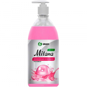 Крем-мыло «Milana» фрук­то­вые пу­зырь­ки, 1000 мл