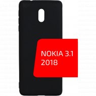 Чехол-накладка «Volare Rosso» Soft-touch, для Nokia 3.1 2018, черный