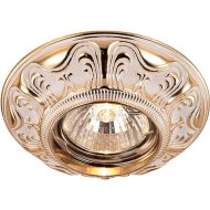 Светильник встраиваемый «Novotech» Vintage, Spot NT14 304, 369853, белый с золотым декором