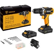 Дрель-шуруповерт «Deko» Sharker 16V SET 63
