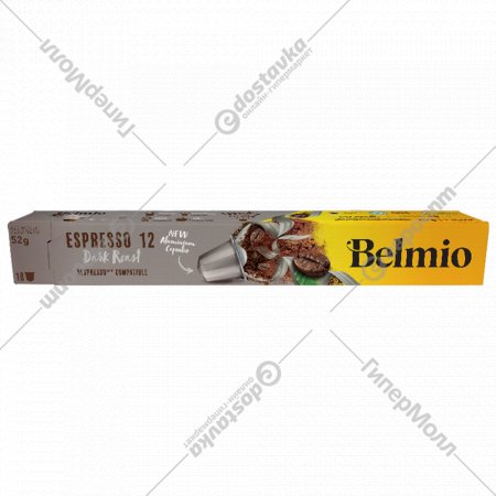Кофе в капсулах «Belmio» Dark Roast жареный молотый, 10х5.2 г