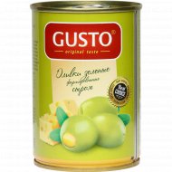 Оливки зеленые «Gusto» , фаршированные сыром, 280 г