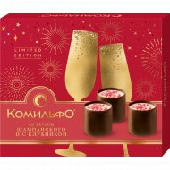 Конфеты шоколадные «Комильфо» с клубникой и со вкусом шампанского, 232 г