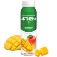 

Биойогурт "АКТИВИА" (манго,ябл 2%) 260г
