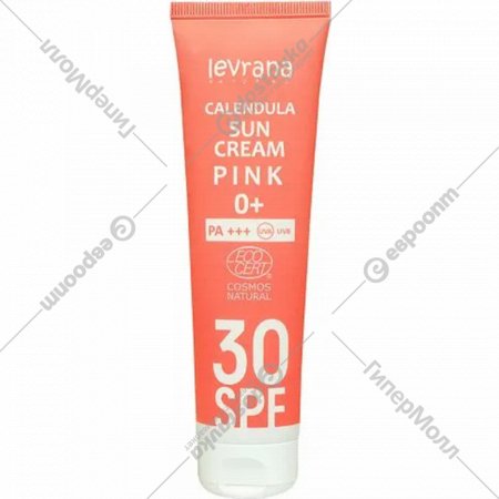 Солнцезащитный крем для лица и тела «Levrana» Календула, 30SPF Pink, 100 мл