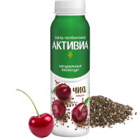 

Биойогурт"АКТИВИА"(вишня,чиа2.1%)260г