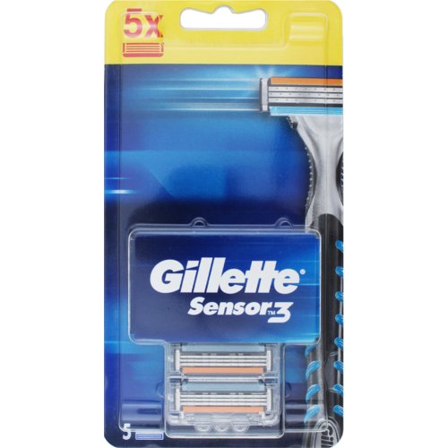Кассеты для бритья «Gillette» Sensor 3, 5шт