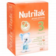 Напиток молочный сухой «Nutrilak» 3, 600 г
