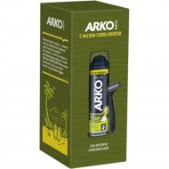 Подарочный набор «Arko» Пена для бритья Hemp 200 мл + станок для бритья Pro3, 9261157525