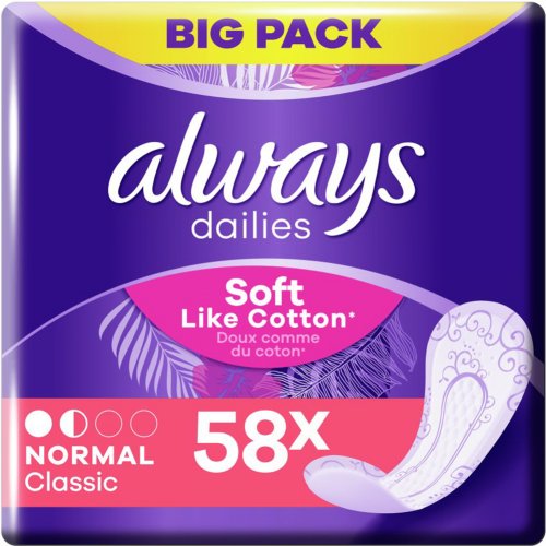 Прокладки ежедневные «Always» Dailies Classic, Soft Like Cotton, 58 шт
