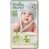 

Подгузники д/детей"HAPPY MUM"(maxi4)50шт