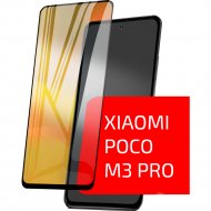 Защитное стекло «Volare Rosso» Fullscreen Full Glue Light, для Xiaomi Poco M3 Pro, черный
