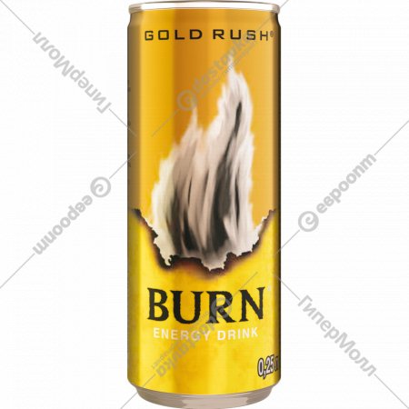 Напиток энергетический «Burn» Gold Rush, 250 мл