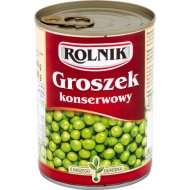 Горошек зеленый консервированный «Rolnik» 400 г
