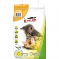 Наполнитель для туалета «Super Benek» Corn Cat натуральный, 7 л