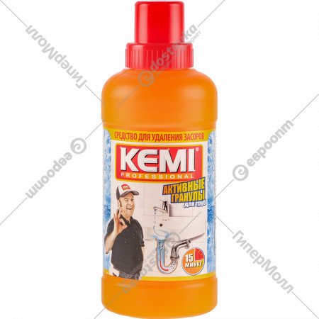 Средство «Kemi Professional» для удаления засоров ,гранулы, 500 г
