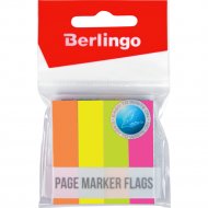 Флажки-закладки «Berlingo» LSz_50124, неоновых цвета, 12х50 мм, 100 листов, 4 шт