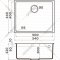 Кухонная мойка «Omoikiri» Bosen, 54-U-BL, 4993161