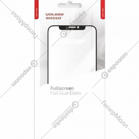 Защитное стекло «Volare Rosso» Fullscreen Full Glue Light, для Xiaomi Redmi Note 11 Pro+ 5G, черный