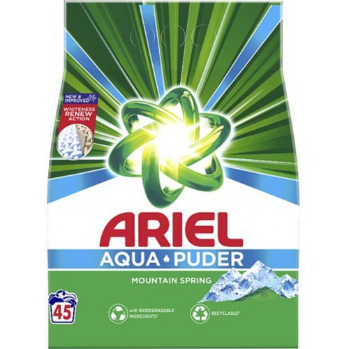 Стиральный порошок «Ariel» Aqua Puder, Mountain Spring, 2.925 кг