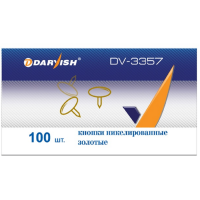

Кнопки "DARVISH"(100шт.зол..DV-3357)