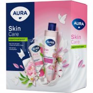 Подарочный набор «Aura» Skin Care, гель для душа+крем для рук, 250+75 мл