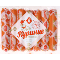 

Сосиски "КУРИНЫЕ" (в/с,вак)Брест 370г
