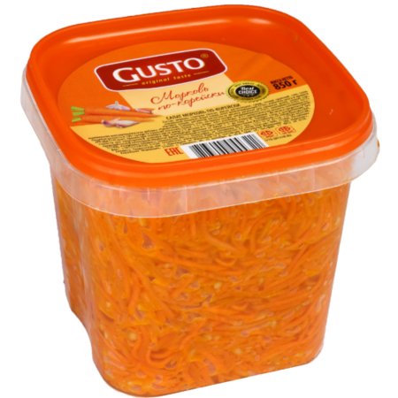 Салат Gusto Морковь по-корейски, 850 г