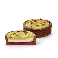 Набор пирожных Тарталетки Фисташковые с малиной, замороженные (9штх90г), 810 г