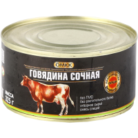 

Консервы мясн."ГОВЯДИНА СОЧНАЯ"(№8)325г