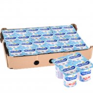 Продукт йогуртный «Нежный» c соком клубники, 1.2%, 24х100 г
