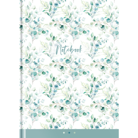Бизнес-блокнот «OfficeSpace» Узор, Flower pattern, ББ4т128_34087, А4, 128 листов