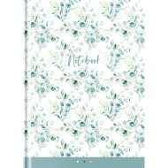 Бизнес-блокнот «OfficeSpace» Узор, Flower pattern, ББ4т128_34087, А4, 128 листов