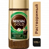 Кофе растворимый «Nescafe» Gold Aroma, с добавлением молотого, 170 г