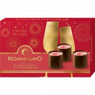 Конфеты шоколадные «Комильфо» с клубникой и со вкусом шампанского, 116 г