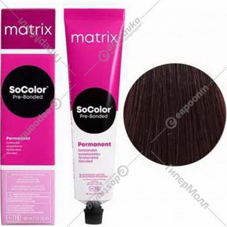 Крем-краска для волос «L'Oreal» Matrix SoColor Pre-Bonded, 5MG, E3698000, 90 мл