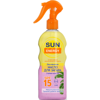 

Масло д/загара"SUN ENERGY"(SPF 15)200мл