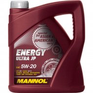 Масло моторное «Mannol» Energy Ultra JP, 5W20, 99398, 4 л