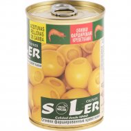 Оливки зеленые «Soler» с креветкой, 280 г