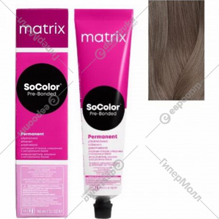 Крем-краска для волос «L'Oreal» Matrix SoColor Pre-Bonded, 6N, E3531902, 90 мл