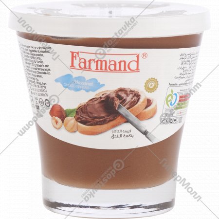 Паста шоколадная «Farmand» с фундуком, 100 г
