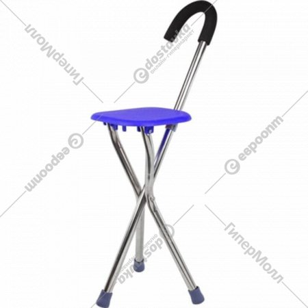Трость-стул «ISMA» складная 3-х ногая, ISMA-3L, синий