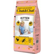 Корм для котят «Chat&Chat» Expert, 3647, с курицей, 2 кг