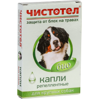 

Капли"ЧИСТОТЕЛ БИО"(блох круп/соб.1доза)