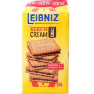 Печенье-сэндвич «Leibniz» с шоколадной начинкой, 190 г