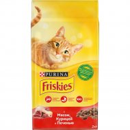 Корм для кошек «Friskies» с мясом, курицей и печенью, 2 кг