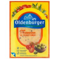 Сыр «Oldenburger» с оливками и томатами, 45%, 125 г